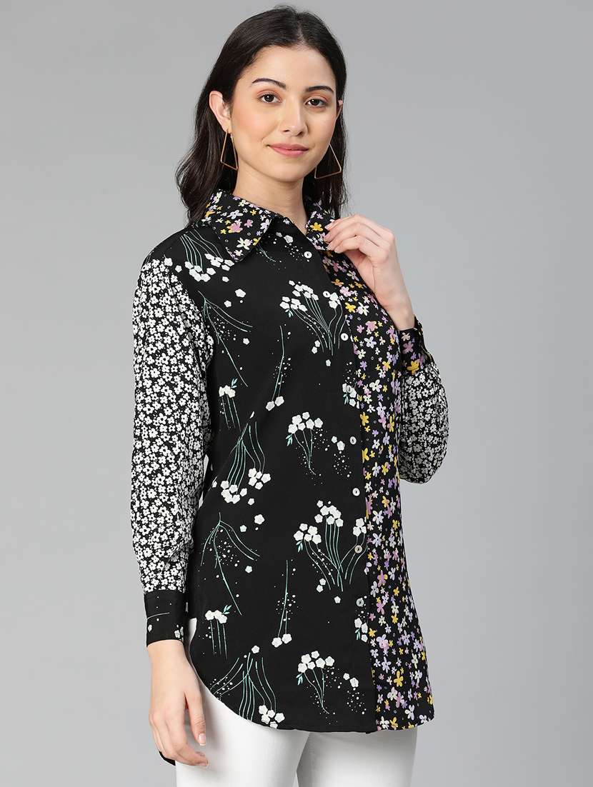multi colored printed regular shirt - 18736406 -  Standard Image - 1
