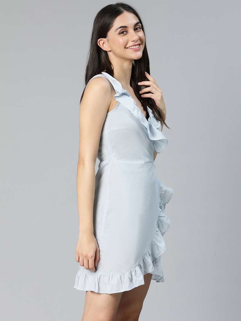 blue solid coverup - 18736448 -  Standard Image - 1