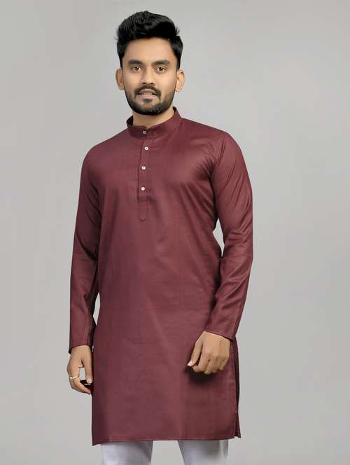 solid straight long kurta