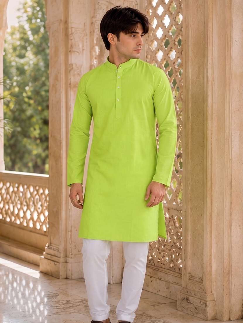 solid straight long kurta