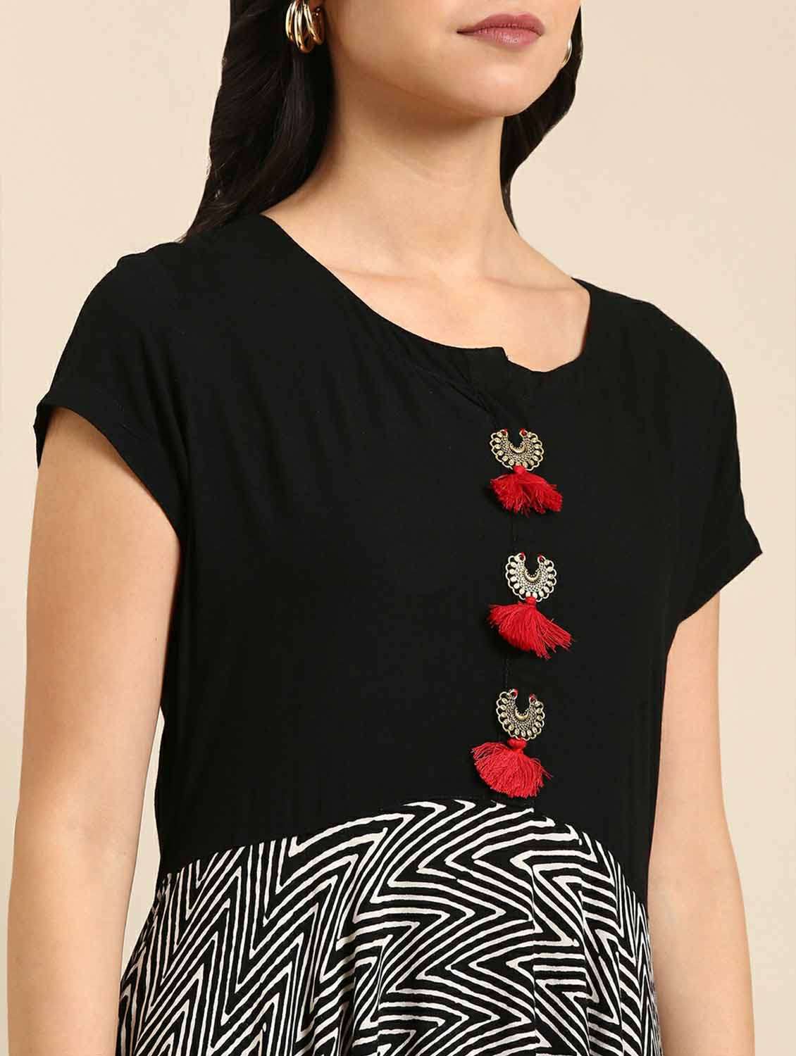 women's flared kurta - 18736680 -  Standard Image - 4