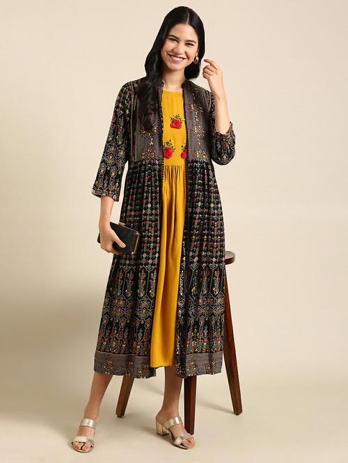 women's kurta with jacket kurta - 18736709 -  Standard Image - 0