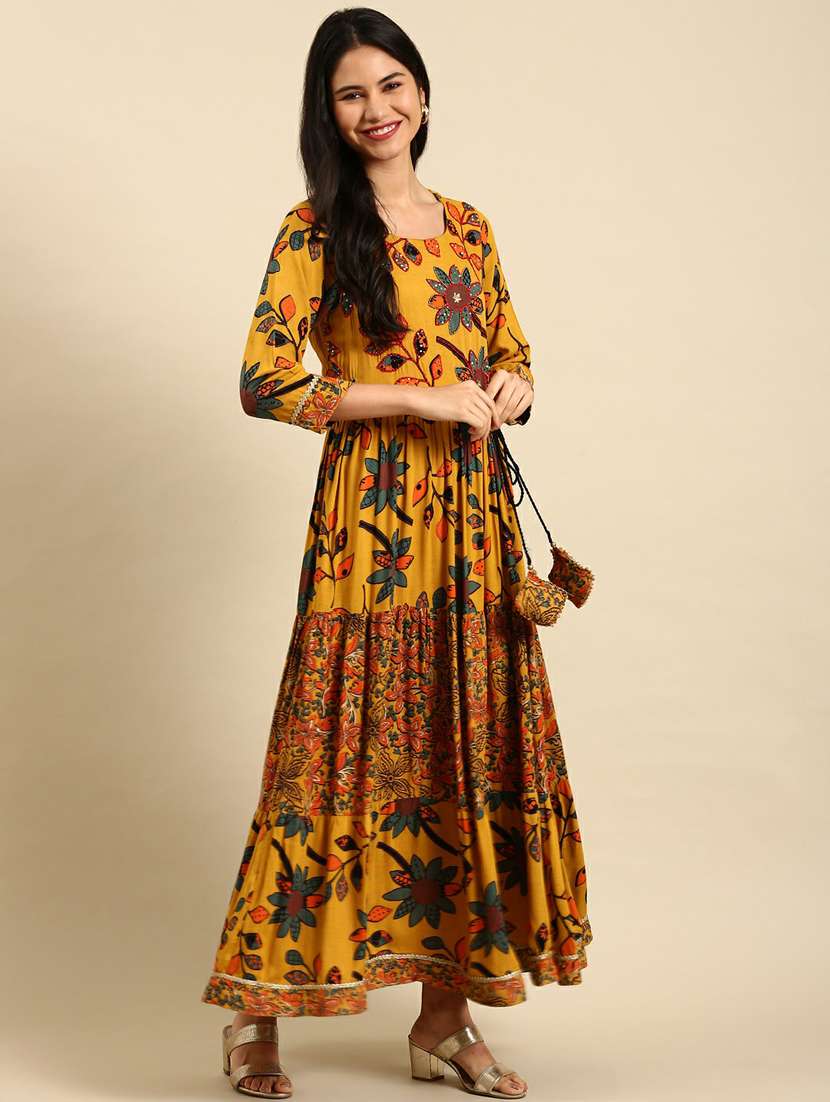 women's flared kurta - 18736729 -  Standard Image - 1