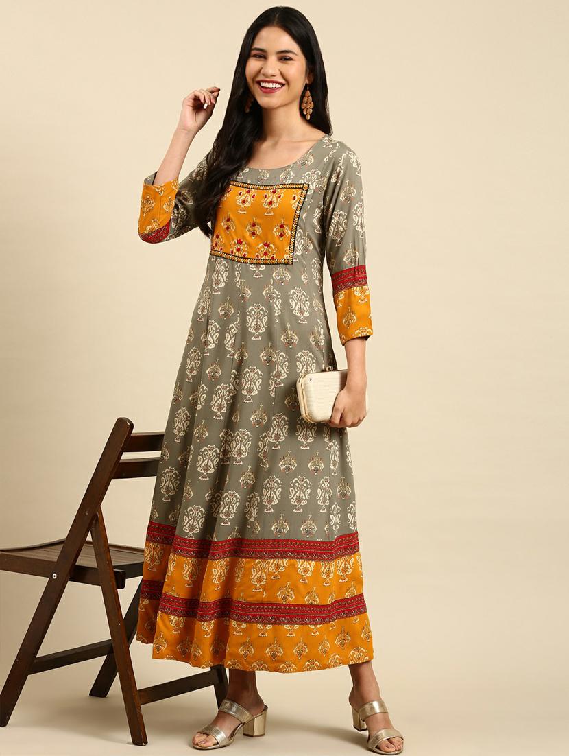women's flared kurta - 18736732 -  Standard Image - 1