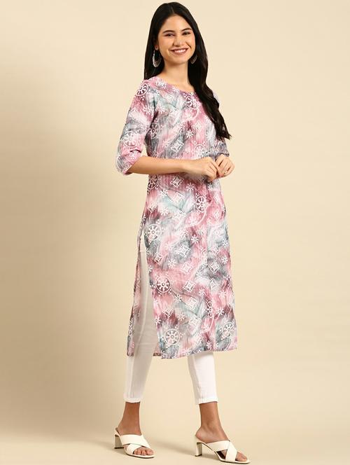 women's straight kurta - 18736745 - Standard Image - 0
