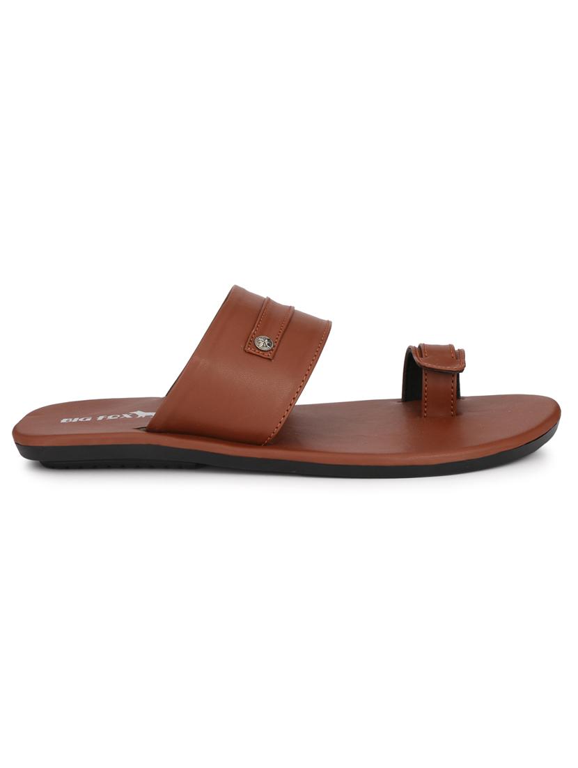 tan slip on  sandal - 18736796 -  Standard Image - 1
