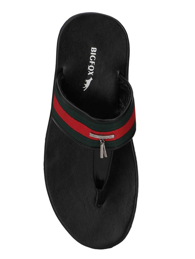 Black Synthetic & Mesh Slip On Sandals - 18736797 -  Standard Image - 4