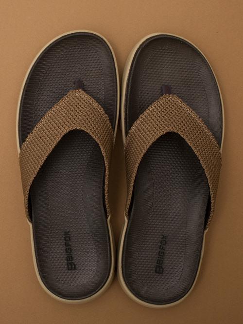 brown mesh slip on slippers - 18736820 - Standard Image - 0