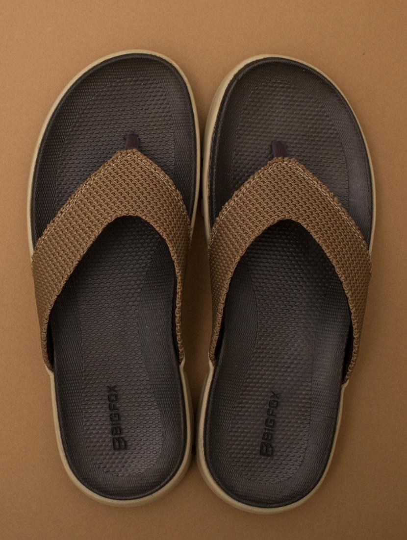 brown mesh slip on slippers - 18736820 - Zoom Image - 0