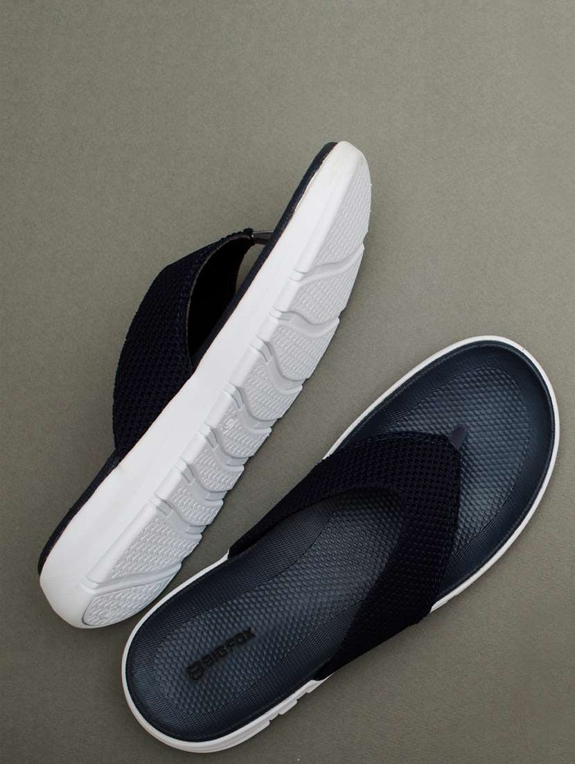 blue mesh slip on slippers