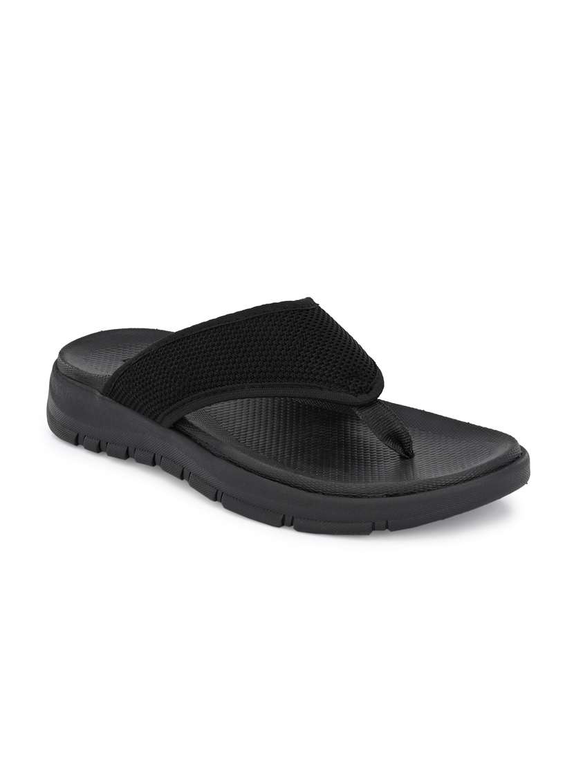 men black toe separator slipper
