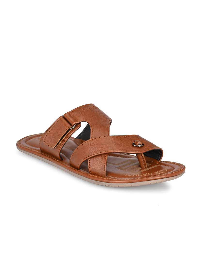 tan synthetic & mesh slip on sandals - 18736872 -  Standard Image - 1