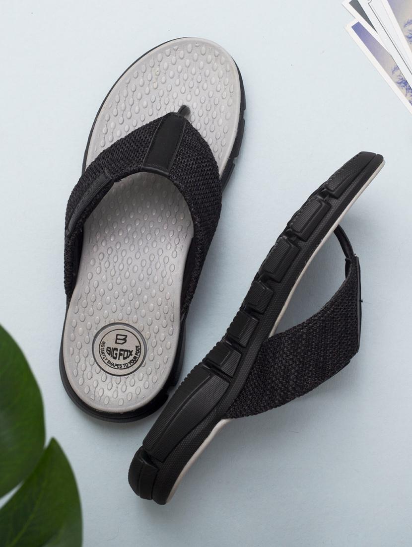 black mesh slip on slippers - 18736884 - Zoom Image - 0