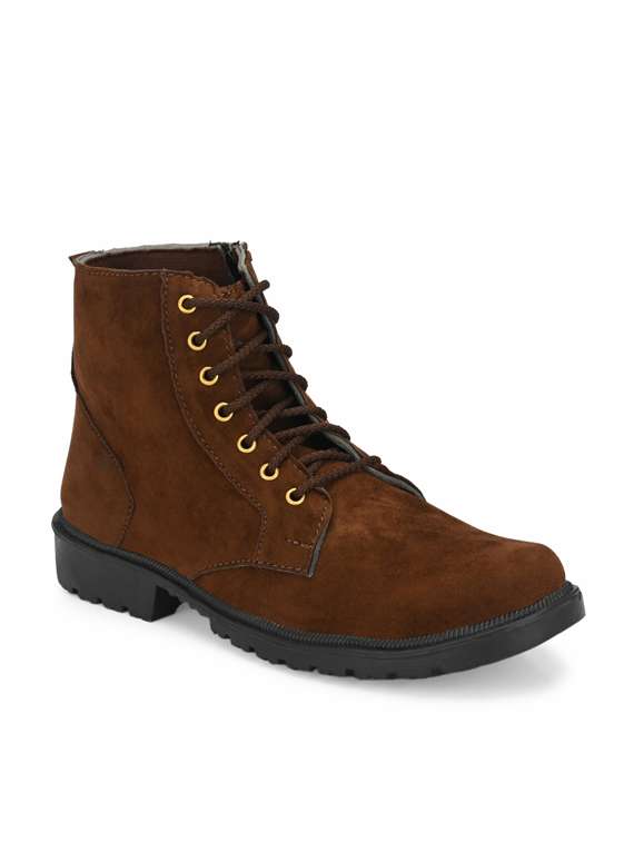 men lace up boots