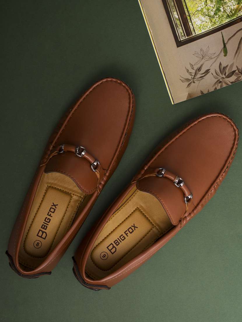 men slip on horsebit loafers