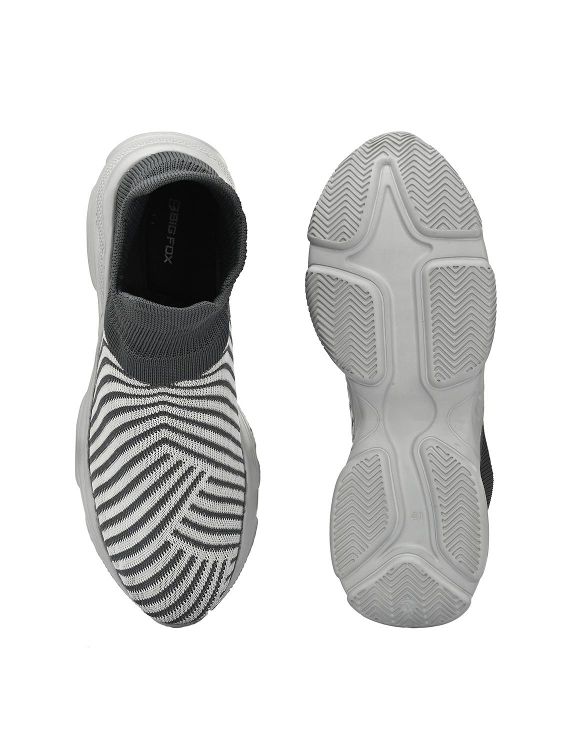 grey mesh & synthetic slip on sneakers - 18737035 - Standard Image - 1
