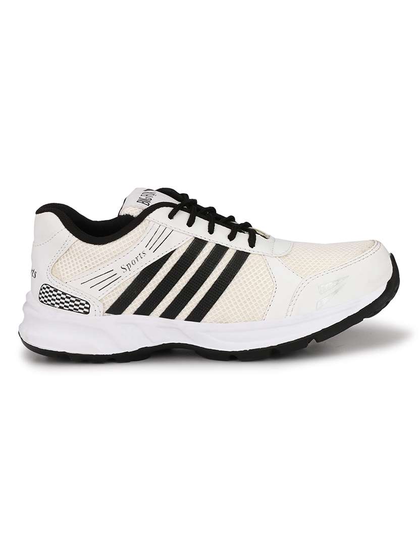 white lace up sport shoe - 18737173 -  Standard Image - 1
