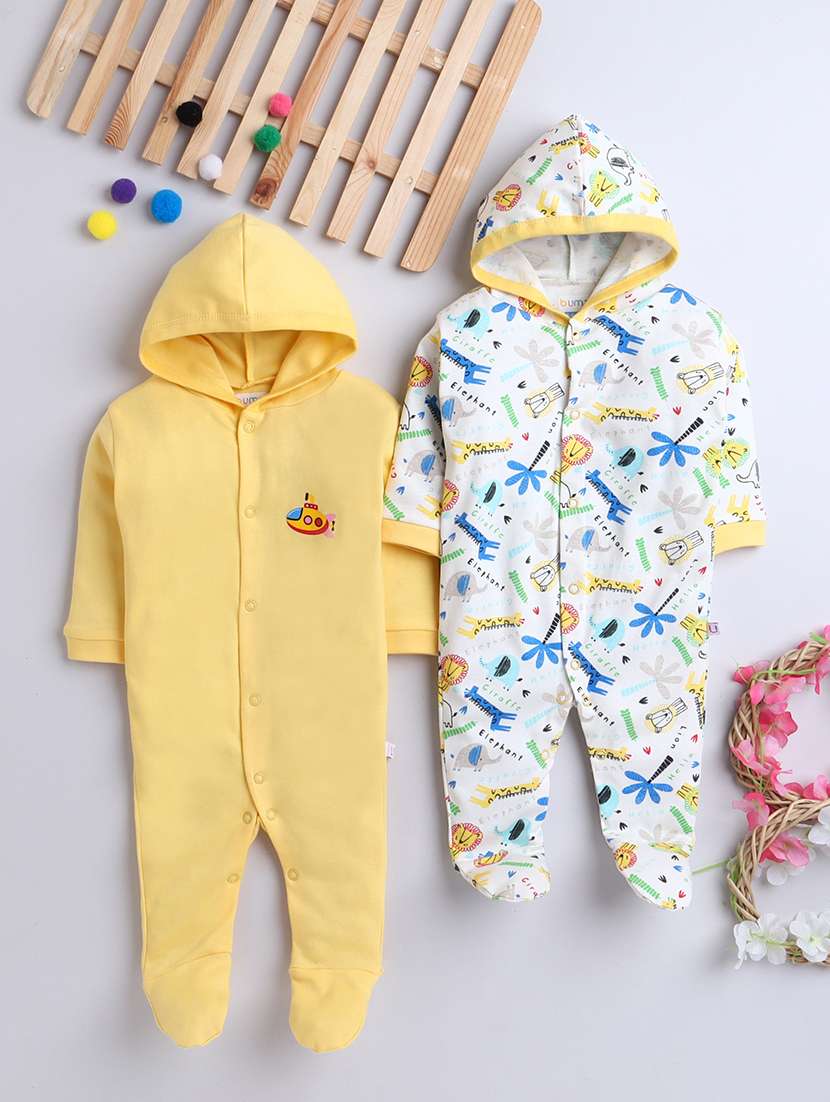 multi colored cotton onsies