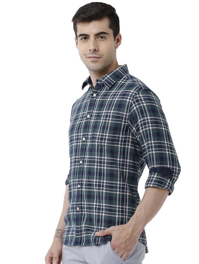 men check print casual shirt - 18738301 - Standard Image - 1