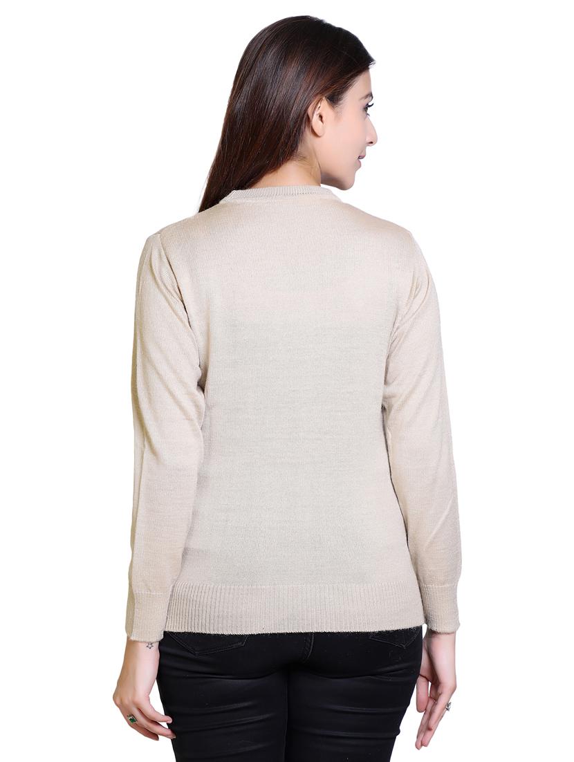 round neck solid pullovers - 18738972 - Standard Image - 1