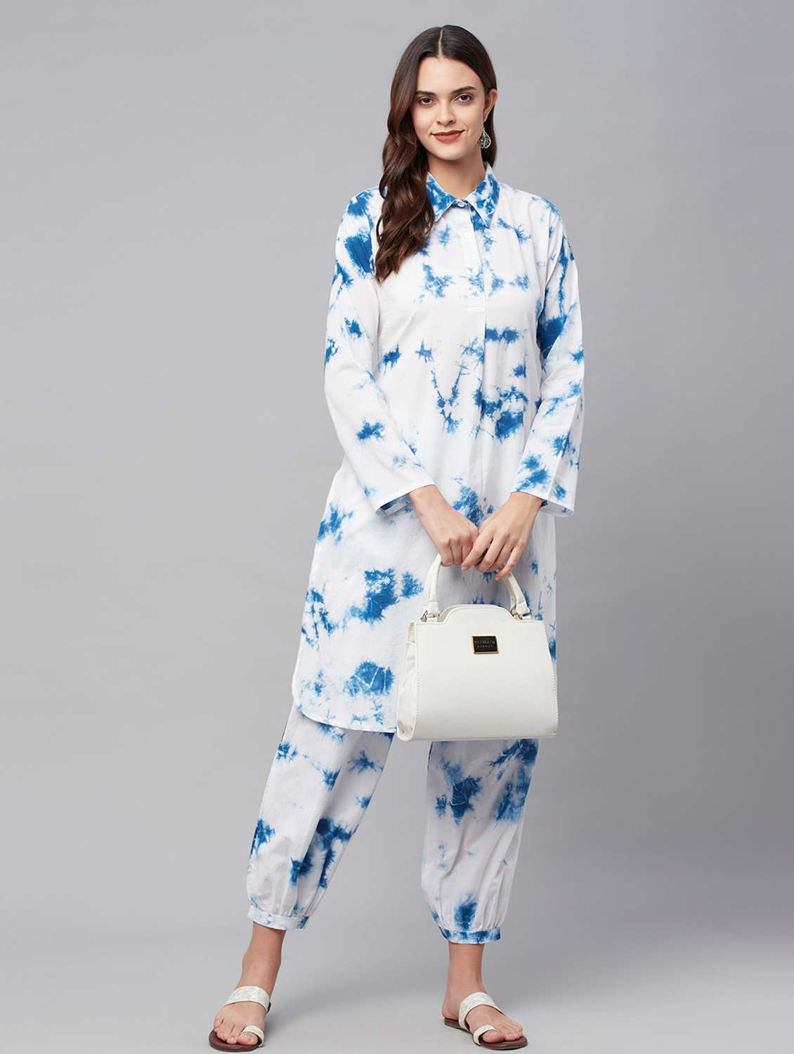 tie & dye kurta salwar set 