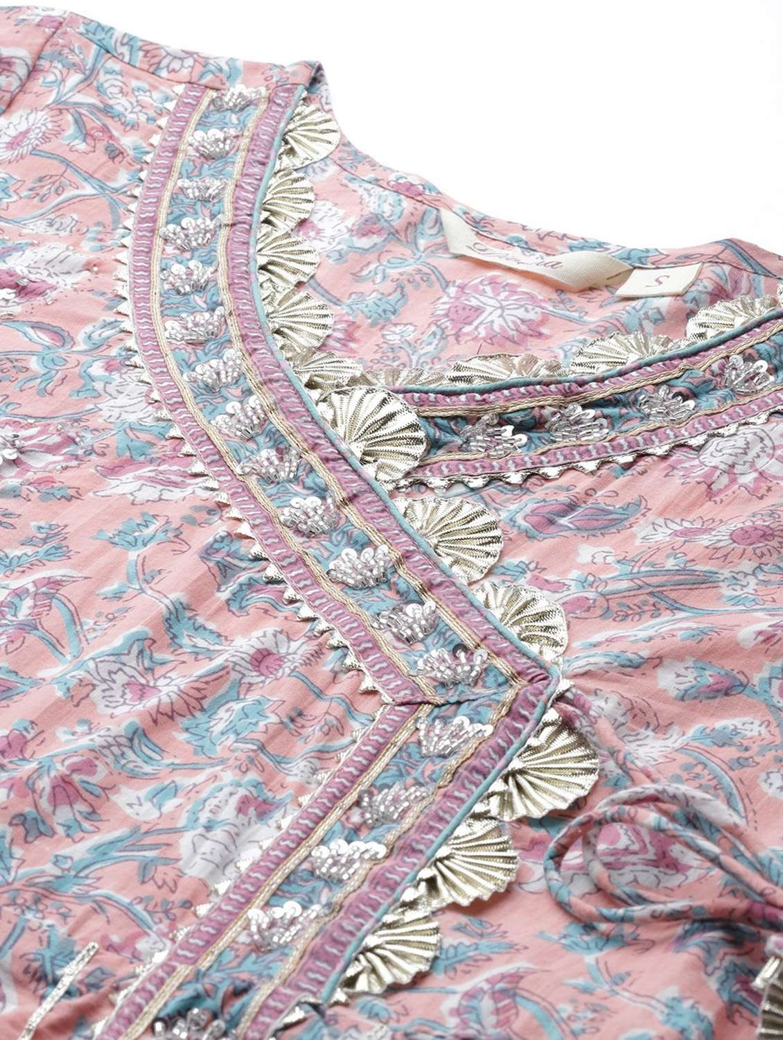 pink cotton suit  set - 18739086 -  Standard Image - 4
