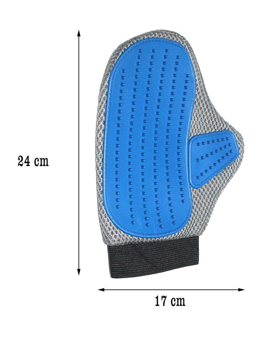 blue silicone pet comb brush - 18739909 -  Standard Image - 1