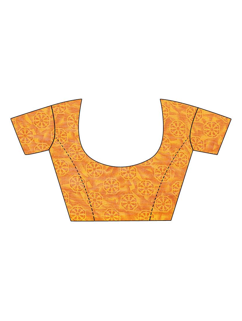 women's saree combo with blouse - 18740495 - Standard Image - 4
