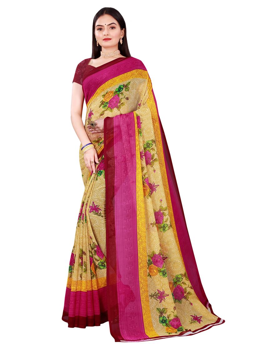 women's saree combo with blouse - 18740747 -  Standard Image - 1