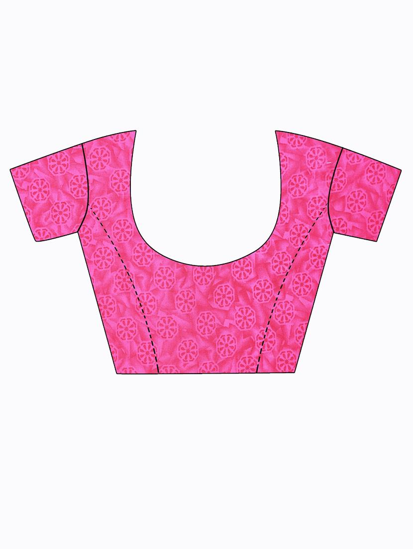 women's saree combo with blouse - 18741003 - Standard Image - 4