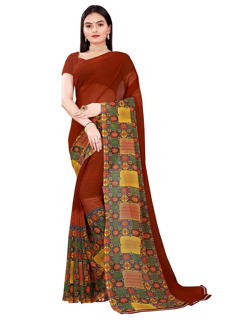 women's saree combo with blouse - 18741362 -  Standard Image - 1