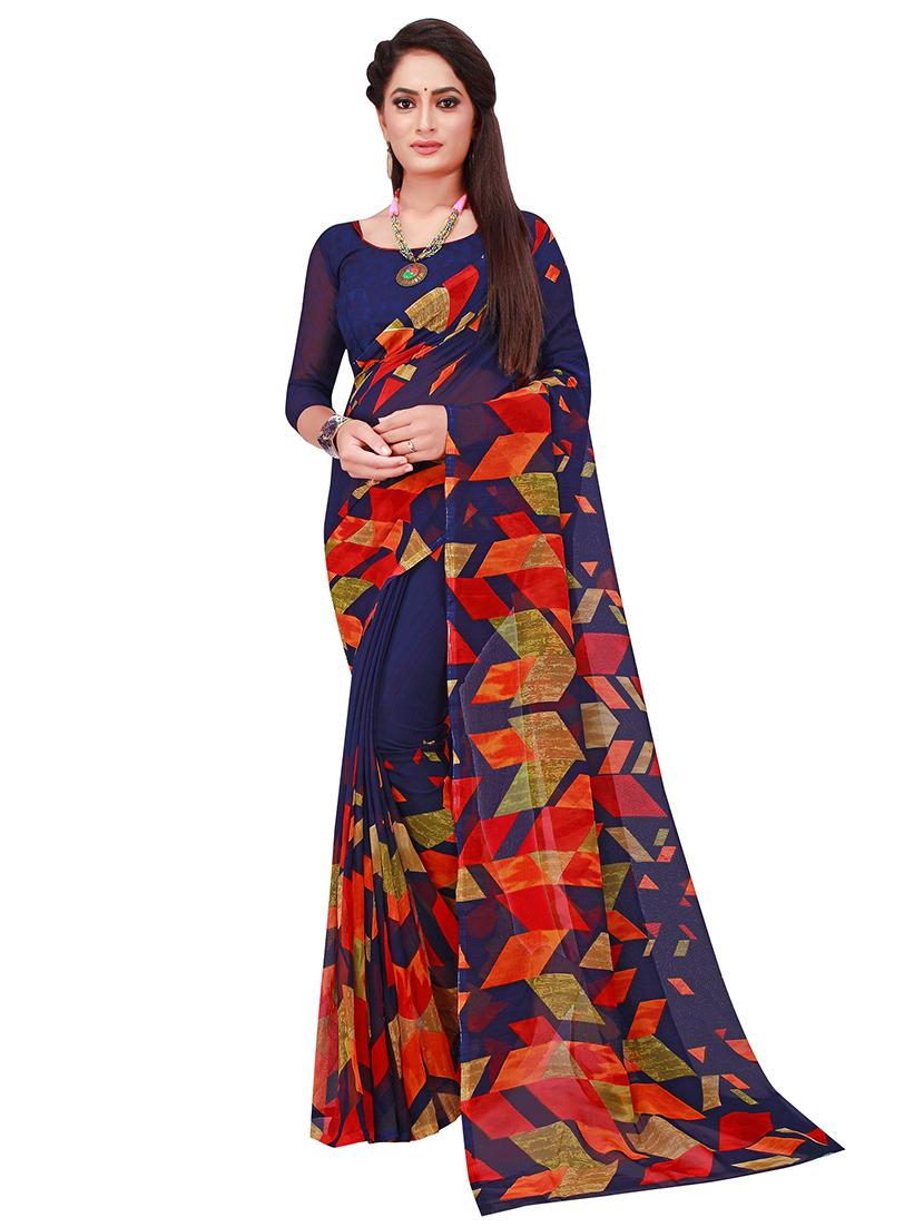 women's saree combo with blouse - 18741509 - Standard Image - 1