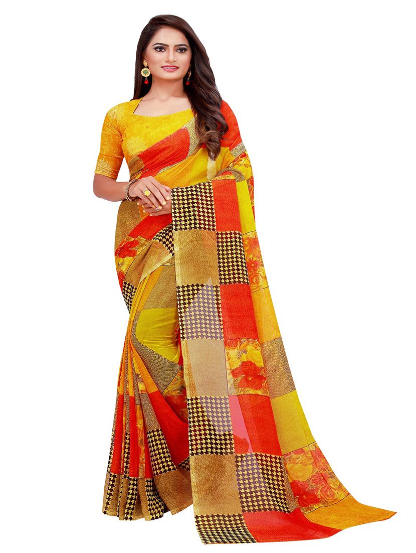 women's saree combo with blouse - 18741518 -  Standard Image - 1