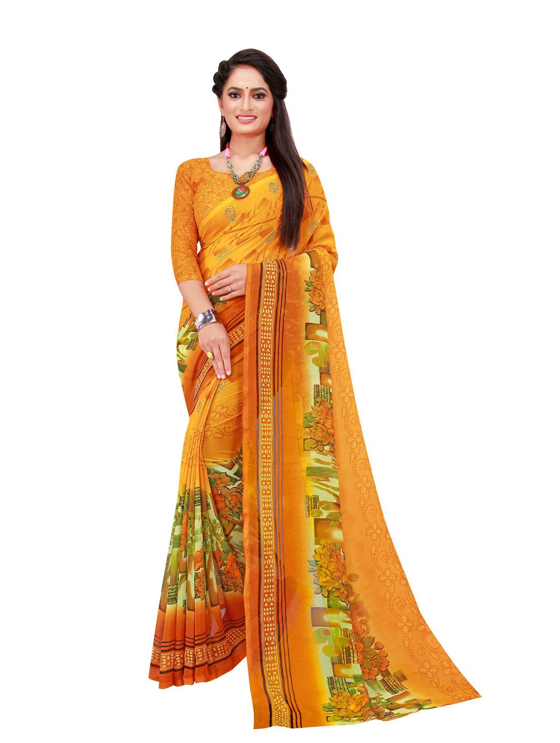 women's saree combo with blouse - 18741789 - Standard Image - 1