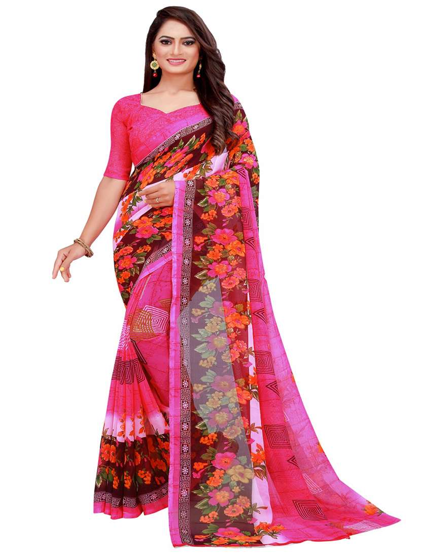 women's saree combo with blouse - 18741829 -  Standard Image - 1