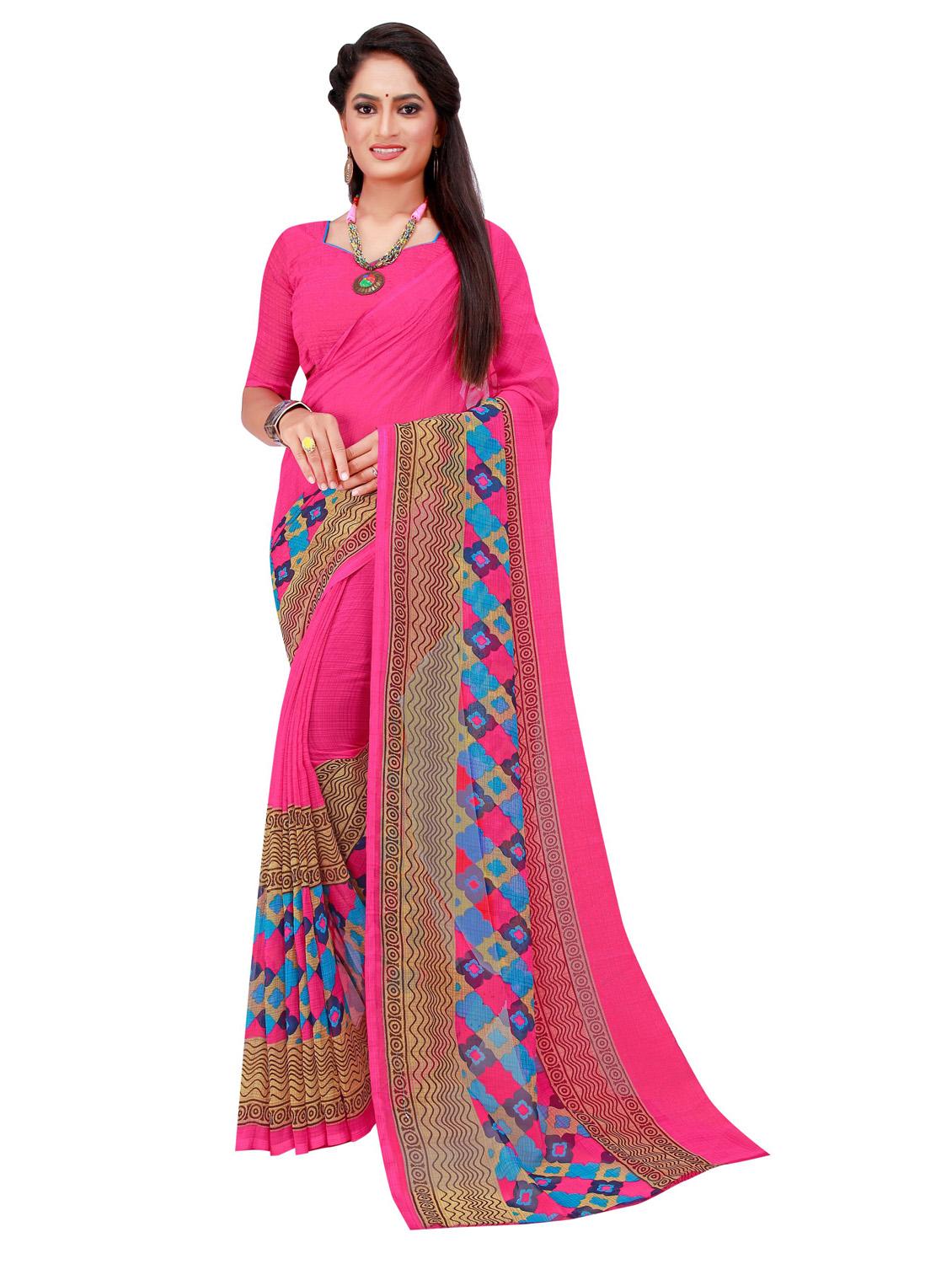 multi colored combo saree with blouse - 18741901 - Standard Image - 1