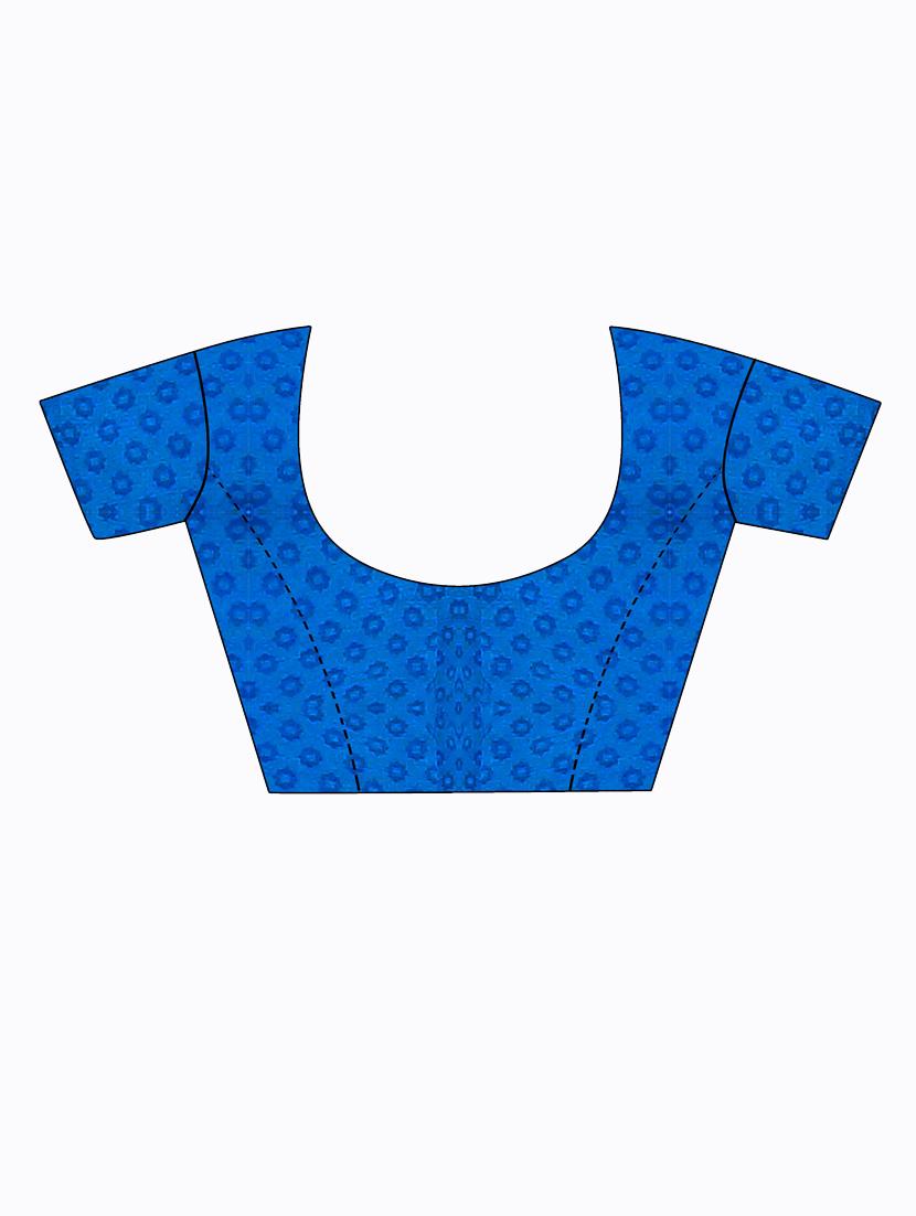 pack of 2 printed sarees with blouse - 18742319 - Standard Image - 4