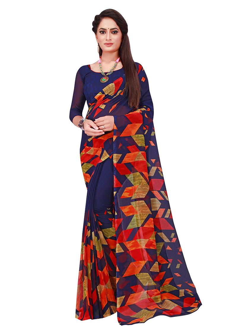 women's saree combo with blouse - 18742529 - Standard Image - 1