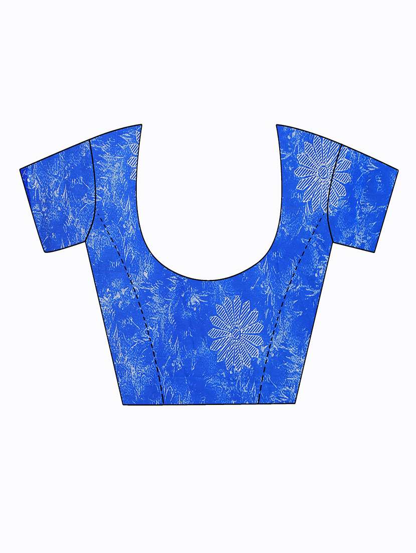 women's saree combo with blouse - 18742594 - Standard Image - 4