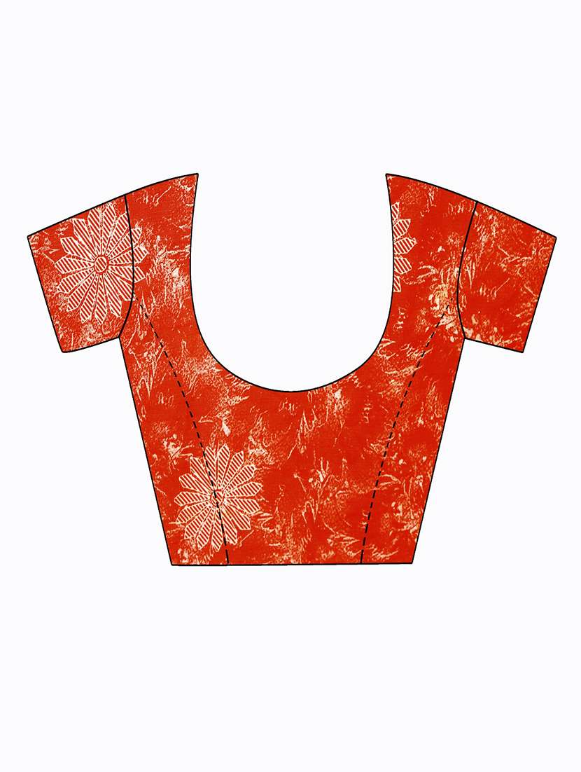 women's saree combo with blouse - 18742722 - Standard Image - 4
