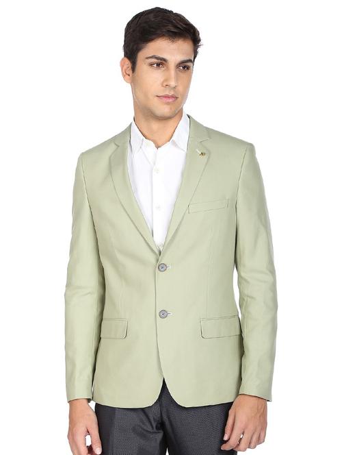 green solid formal blazer - 18742788 -  Standard Image - 0