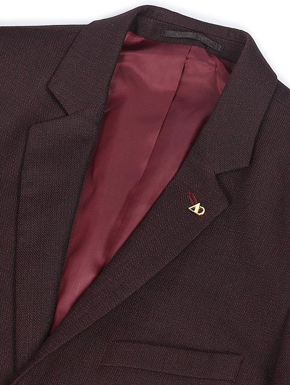 red solid formal blazer - 18742944 - Standard Image - 4