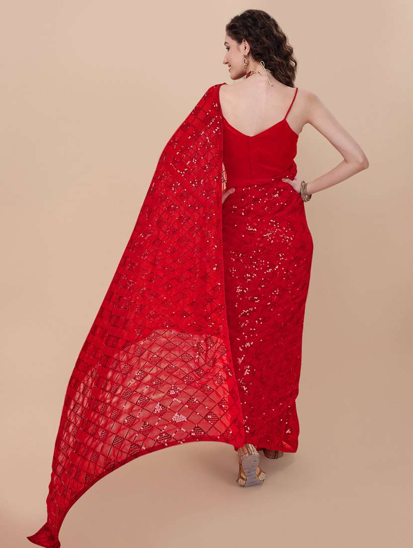 women's embroidered saree with blouse - 18743538 -  Standard Image - 1