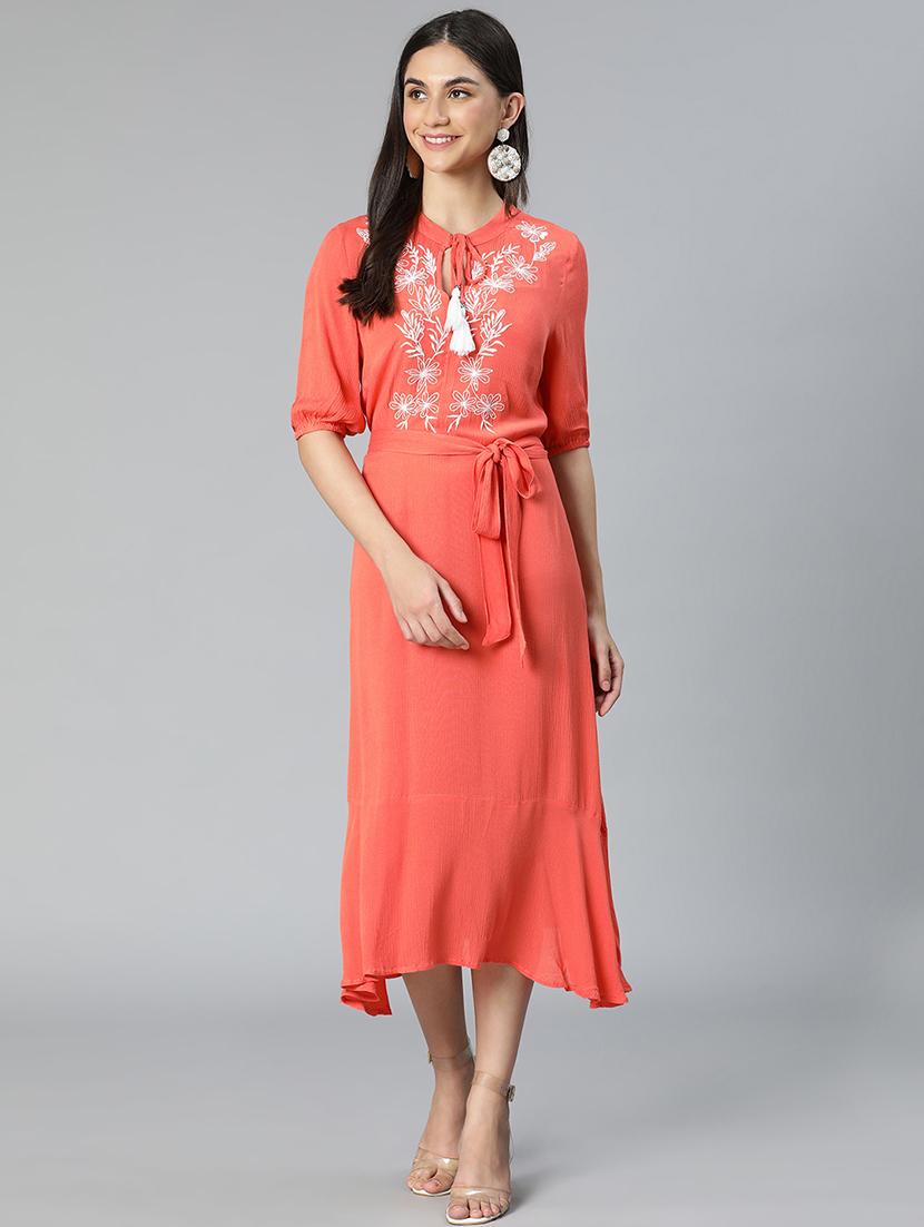 women's tiered dress knee length dress - 18743608 -  Standard Image - 1
