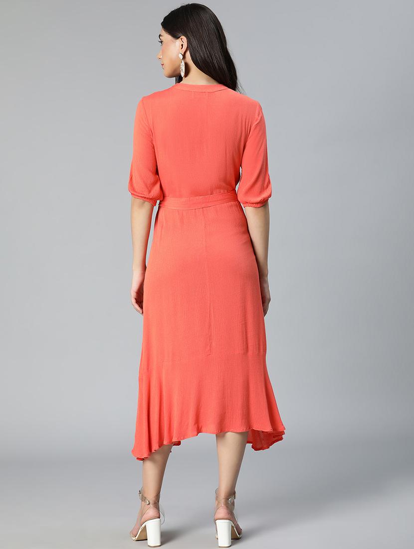 women's tiered dress knee length dress - 18743608 - Standard Image - 4