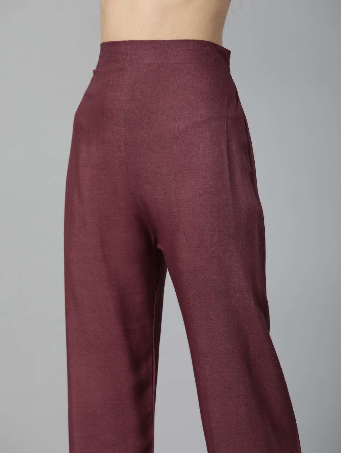 purple cotton kurta pant  set - 18743699 -  Standard Image - 4