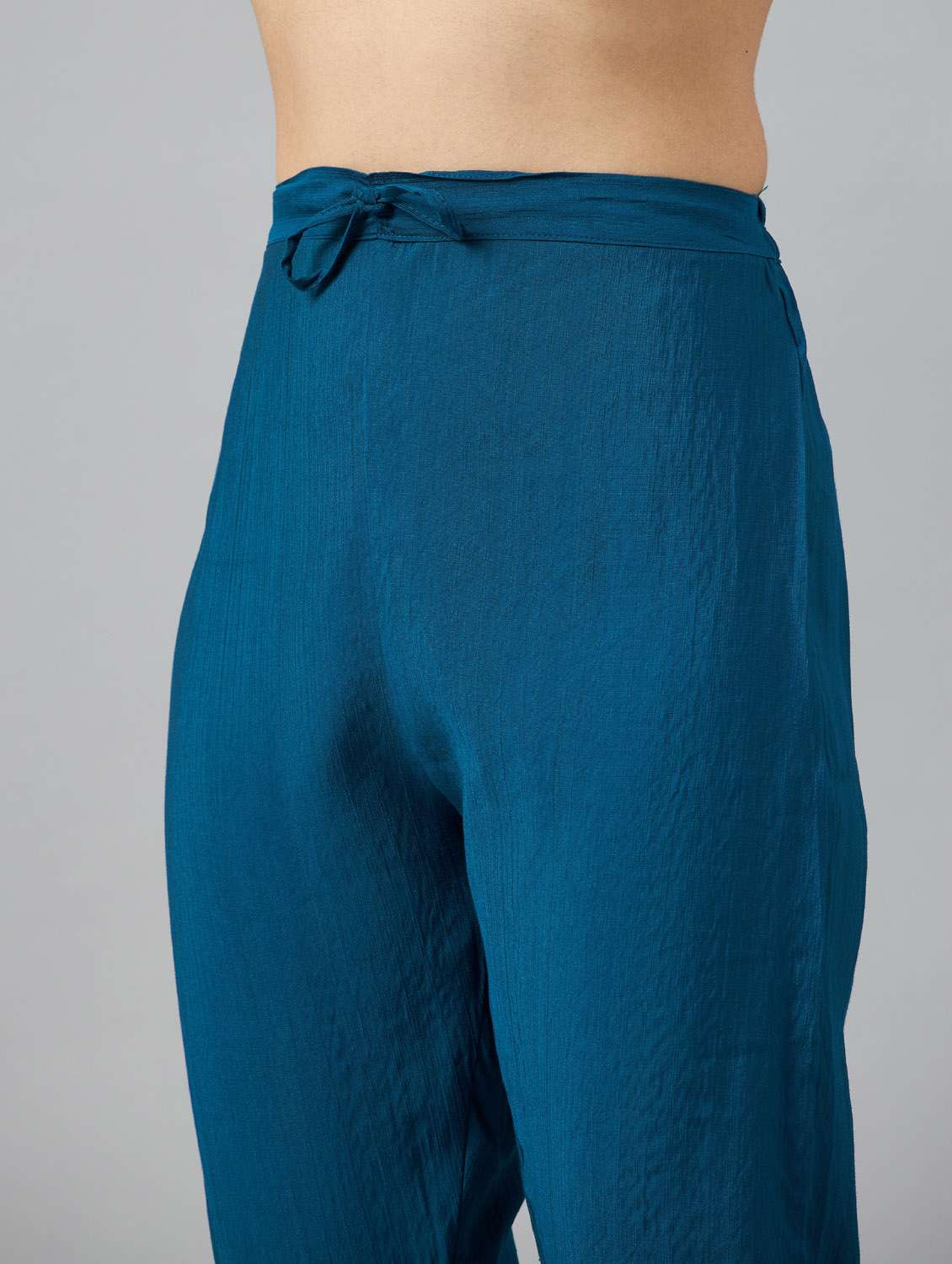 teal cotton kurta pant  set - 18743742 -  Standard Image - 4