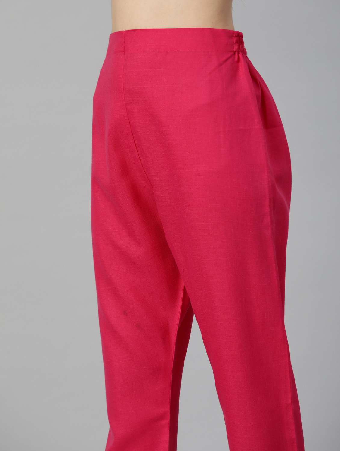 pink cotton kurta pant set - 18743763 - Standard Image - 4