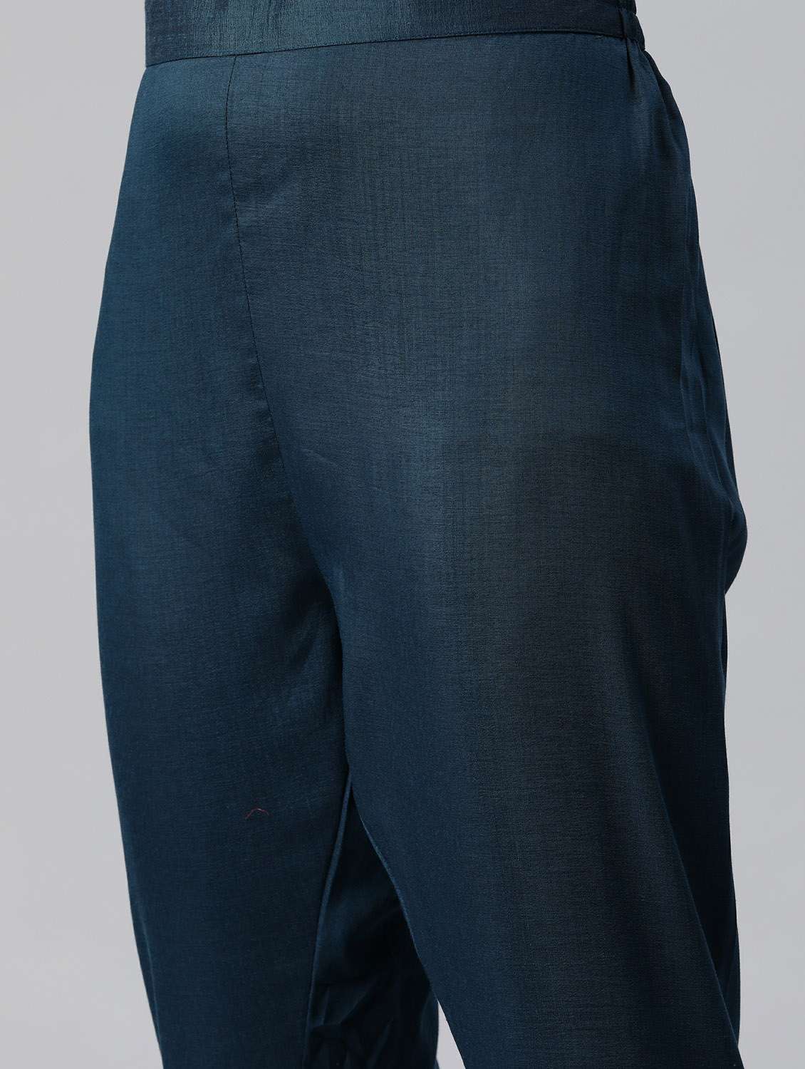 navy kurta pant set with dupatta - 18743831 - Standard Image - 4