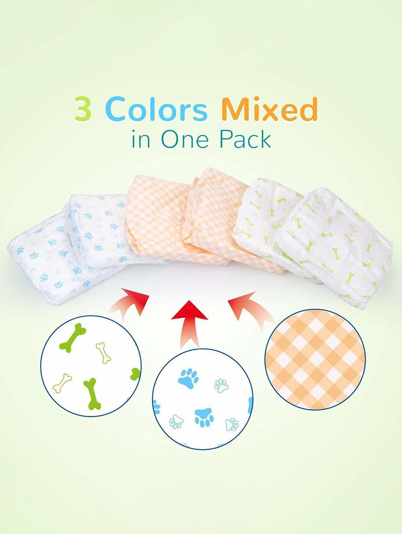 white polypropylene disposable pet diaper - 18748058 -  Standard Image - 1